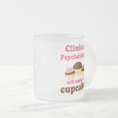 おもしろいな臨床心理学者 フロストグラスマグカップ (正面右)