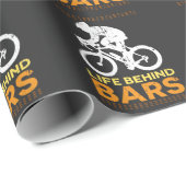 おもしろいな自転車の"刑務所内の生活"サイクリストのサイクリング ラッピングペーパー (ロールコーナー)