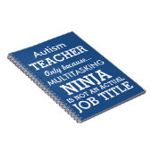 おもしろいな自閉症スペシャルは先生を必要とします ノートブック (右側)