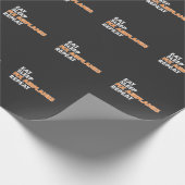 おもしろいな航空整備士-睡眠の苦境の飛行機を食べて下さい ラッピングペーパー (角)