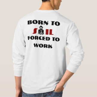 おもしろいな航行の飛ぶ人のユーモアの船員 Tシャツ