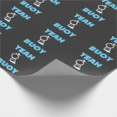 おもしろいな船遊びのしゃれ-ええブイ港の巡航のティー ラッピングペーパー (角)