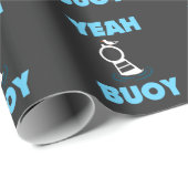 おもしろいな船遊びのしゃれ-ええブイ港の巡航のティー ラッピングペーパー (ロールコーナー)