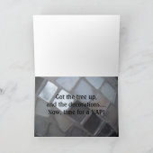 おもしろいな英国のブルドッグのクリスマスカード! シーズンカード (内部)