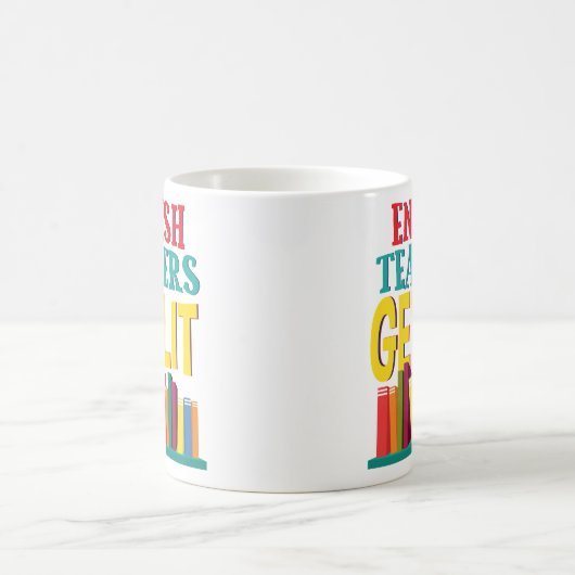おもしろいな英語の先生はLitのコーヒー・マグのギフトを得ます コーヒーマグカップ (中央)