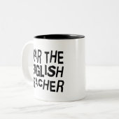 おもしろいな英語の先生 ツートーンマグカップ (正面左)