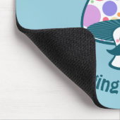 おもしろいな菌類のきのこのしゃれ マウスパッド (コーナー)