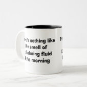 おもしろいな葬儀屋ギフト ツートーンマグカップ (正面左)