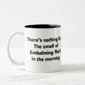 おもしろいな葬儀屋ギフト ツートーンマグカップ (左)