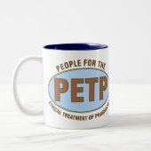 おもしろいな薬剤師のギフトユニークな"PETP" Deisgn ツートーンマグカップ (左)