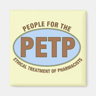 おもしろいな薬剤師のギフトユニークな"PETP" Deisgn マグネット