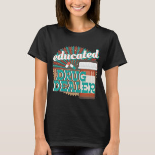 おもしろいな薬剤師のTシャツのPharmD学生の白のコート Tシャツ