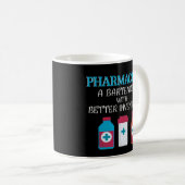 おもしろいな薬学の学校の卒業のコーヒー・マグのギフト コーヒーマグカップ (正面右)