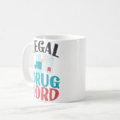 おもしろいな薬学の技術のコーヒー・マグの薬剤師の卒業生 コーヒーマグカップ (正面左)