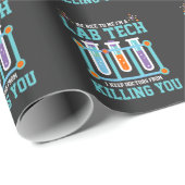 おもしろいな衛生検査隊の技術の実験技術者のギフト ラッピングペーパー (ロールコーナー)