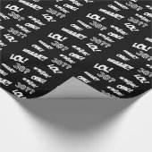 おもしろいな覆い、古い30 yr! OMG、LOL、WHAAか。か。 ラッピングペーパー (角)