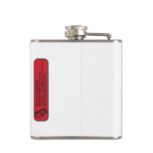 おもしろいな規定のウィスキー フラスク (裏面)