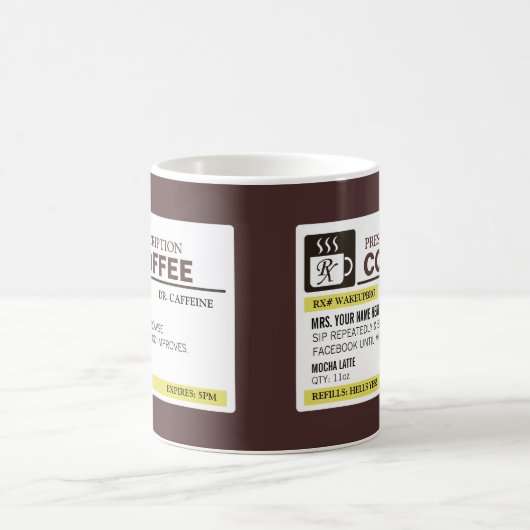 おもしろいな規定のコーヒー・マグ コーヒーマグカップ (中央)