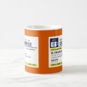 おもしろいな規定のコーヒー・マグ コーヒーマグカップ (中央)