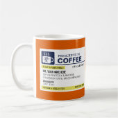 おもしろいな規定のコーヒー・マグ コーヒーマグカップ (左)