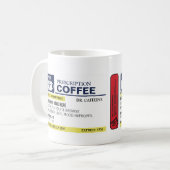 おもしろいな規定のコーヒー・マグ コーヒーマグカップ (正面左)