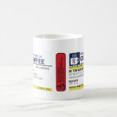 おもしろいな規定のコーヒー・マグ コーヒーマグカップ (中央)