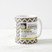 おもしろいな規定のコーヒー・マグ コーヒーマグカップ (正面右)