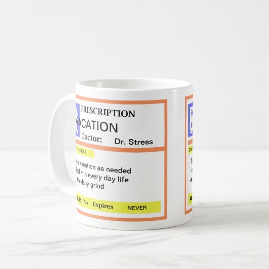 おもしろいな規定のコーヒー・マグ コーヒーマグカップ (正面左)