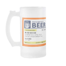 おもしろいな規定のビールのジョッキ