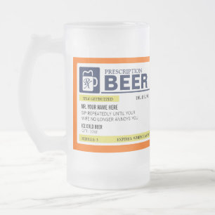 おもしろいな規定のビールのジョッキ フロストグラスビールジョッキ
