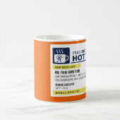 おもしろいな規定の熱い茶 コーヒーマグカップ (中央)