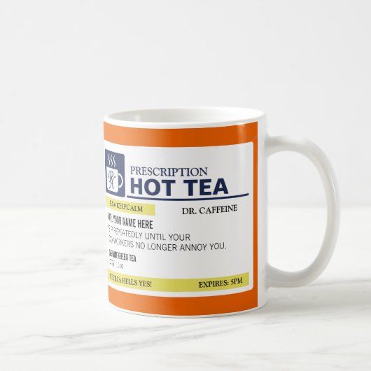 おもしろいな規定の熱い茶 コーヒーマグカップ (右)