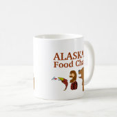 おもしろいな記念品のマグのアラスカの食物連鎖くまのカ コーヒーマグカップ (正面右)