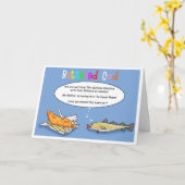 おもしろいな記念日の挨拶状 カード (黄色い花)