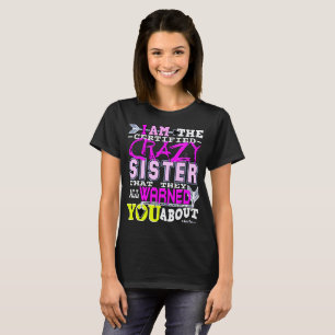 おもしろいな証明された熱狂するな姉妹 Tシャツ