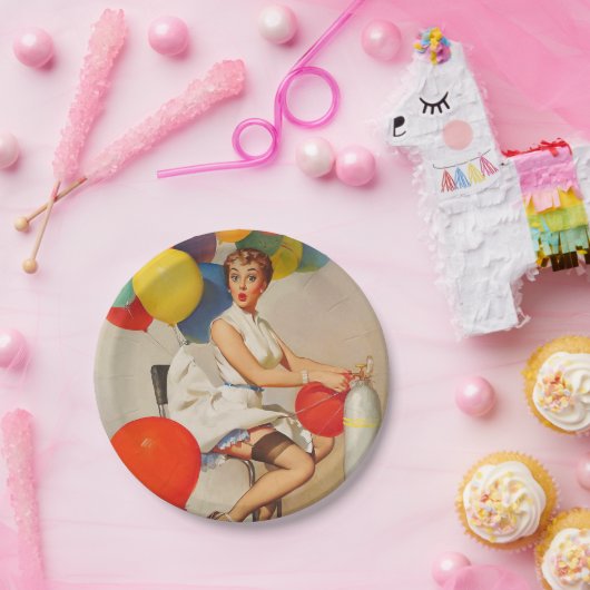 おもしろいな誕生会の紙皿 ペーパープレート (パーティー)