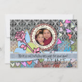 おもしろいな誕生日のテンプレートの写真カード-叔母さん カード (正面)