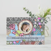 おもしろいな誕生日のテンプレートの写真カード-義理の姉妹 カード (スタンド正面)