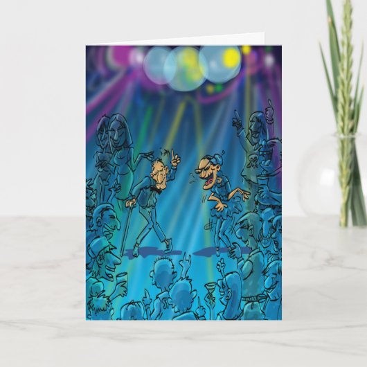 おもしろいな誕生日の冗談-ダンスクラブ カード (正面)