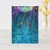 おもしろいな誕生日の冗談-ダンスクラブ カード (黄色い花)