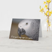 おもしろいな誕生日の挨拶状 カード (黄色い花)