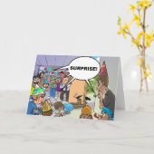 おもしろいな誕生日の願い-お祝いによる死 カード (黄色い花)