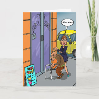 おもしろいな誕生日の願い-美しいの前の年齢 カード