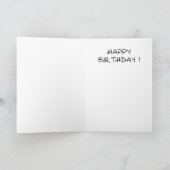 おもしろいな誕生日カード: ピニャータの乱用 カード (内部)