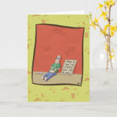 おもしろいな誕生日カード: 達成日 カード (黄色い花)