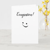 おもしろいな誤まって綴られたお祝いカード カード (黄色い花)