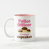 おもしろいな警官 ツートーンマグカップ (左)