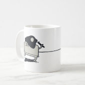 おもしろいな警察は- ESCキーを追跡するCtrlに調子を合わせます コーヒーマグカップ (正面左)