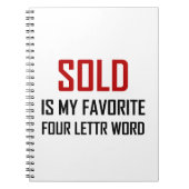 おもしろいな販売された好み4の手紙の単語 ノートブック (正面)