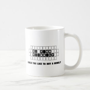 おもしろいな買物母音 コーヒーマグカップ
